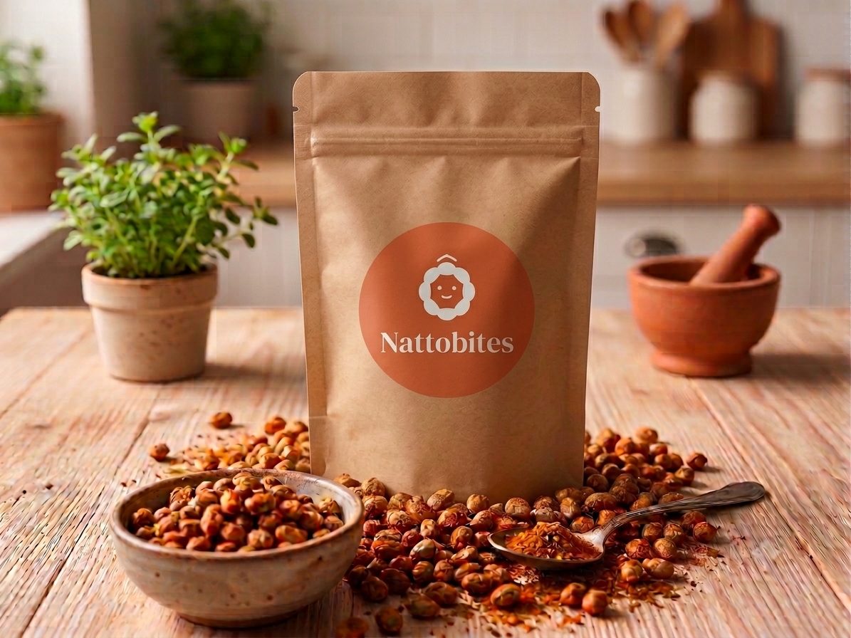 Salgadinhos de Nattô Nattobites